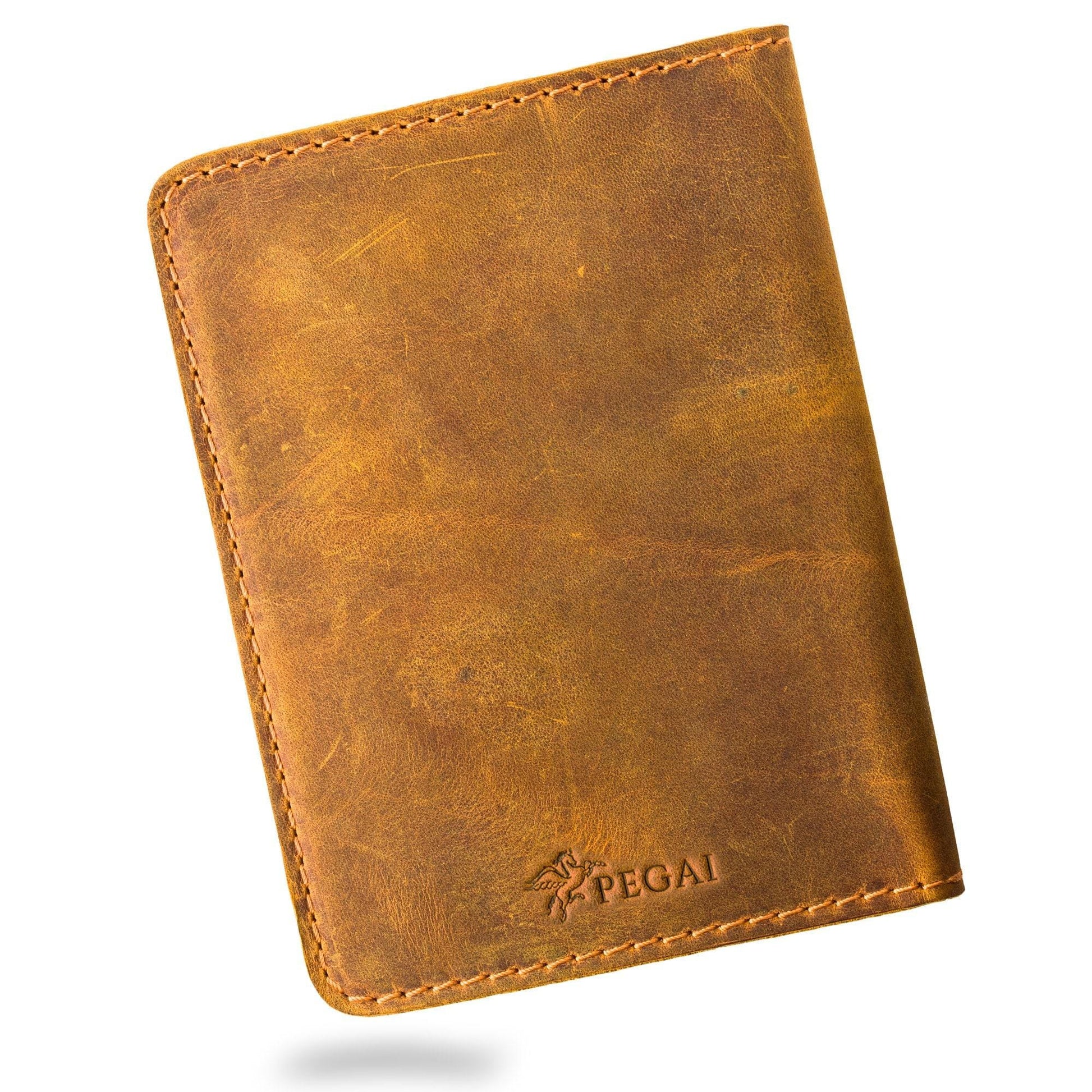 PERSONALIZED Leather Passport Cover Gift for Men/Men's Brown Red and Black Full Grain Horse Leather Passport Holder/Gift for Dad/PIKE